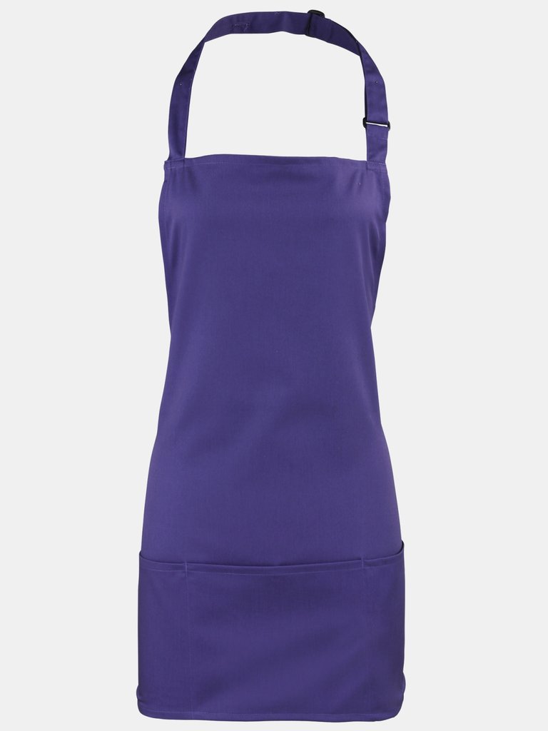 2-In-1 Apron / Workwear (Pack Of 2) (Purple) (One Size) - Purple