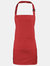 Colours 2-In-1 Apron / Workwear (Pack Of 2) (Red) (One Size) - Red
