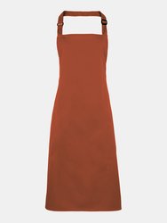 Colours Bib Apron/Workwear (Pack of 2) - Chestnut - Chestnut