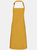 Colours Bib Apron/Workwear (Pack of 2) - Mustard - Mustard