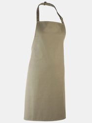 Colours Bib Apron/Workwear (Pack of 2) - Olive