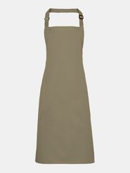 Colours Bib Apron/Workwear (Pack of 2) - Olive - Olive