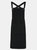 Cross Back Barista Bib Apron - Black - Black