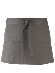 Ladies/Womens Colors 3 Pocket Apron / Workwear (Dark Grey) (One Size) - Dark Grey