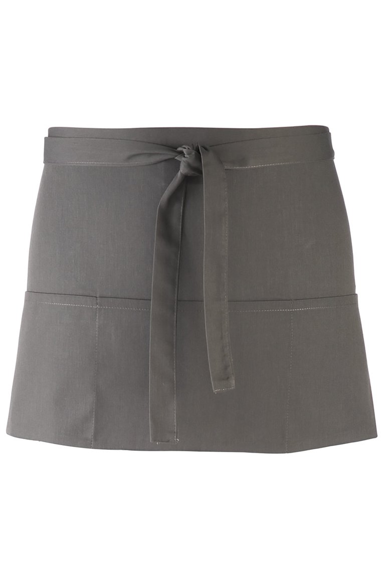 Ladies/Womens Colors 3 Pocket Apron / Workwear (Dark Grey) (One Size) - Dark Grey