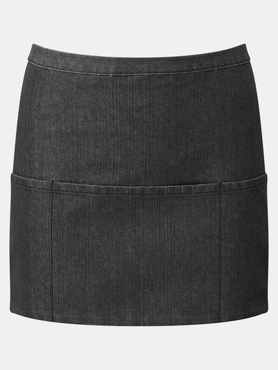 Premier Ladies/Womens Colors 3 Pocket Apron / Workwear - One Size - Black Denim product