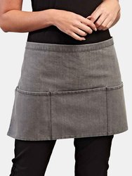 Ladies/Womens Colors 3 Pocket Apron / Workwear - One Size - Grey Denim