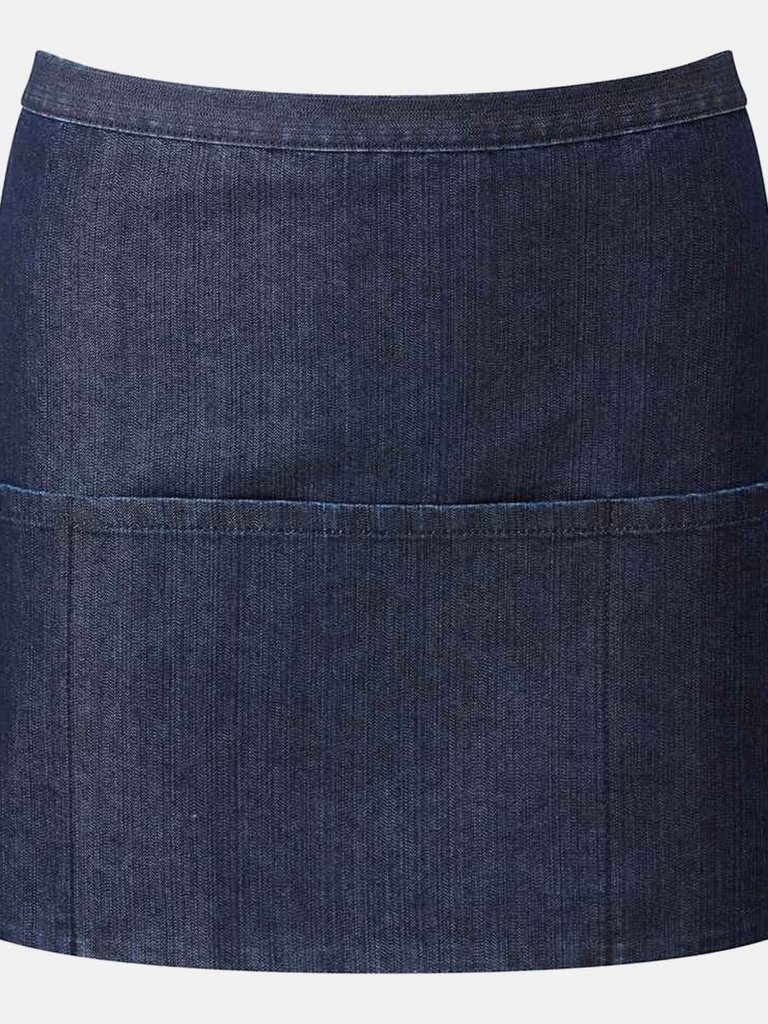 Ladies/Womens Colors 3 Pocket Apron / Workwear - One Size - Indigo Denim - Indigo Denim