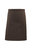 Ladies/Womens Mid-Length Apron (Brown) (One Size) - Brown