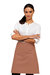 Ladies/Womens Mid-Length Apron (Chestnut) (One Size)