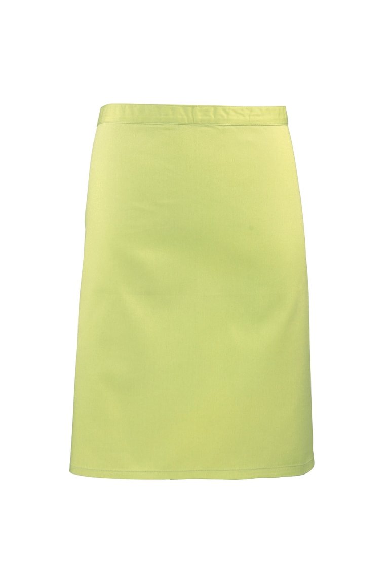 Ladies/Womens Mid-Length Apron (Lime) (One Size) - Lime