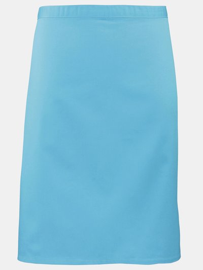 Premier Ladies/Womens Mid-Length Apron (Pack of 2) (Turquoise) (One Size) product