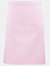 Ladies/Womens Mid-Length Apron (Pink) (One Size) - Pink