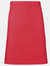 Ladies/Womens Mid-Length Apron (Strawberry Red) (One Size) - Strawberry Red