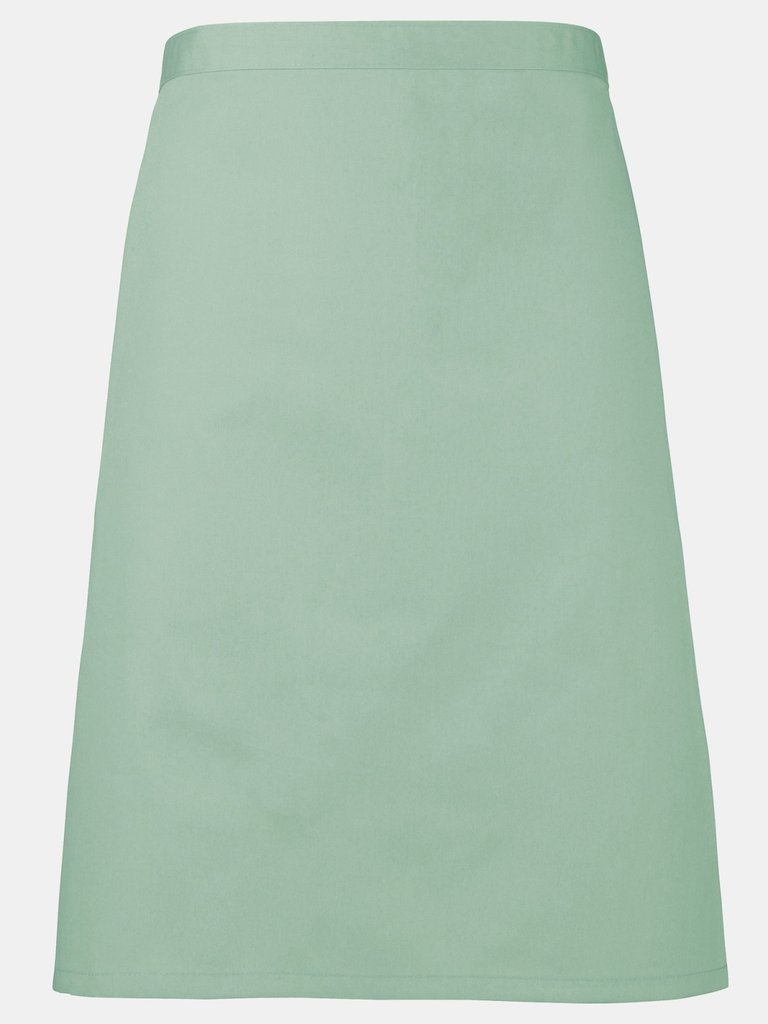 Ladies/Womens Mid-Length Apron (Teal) (One Size) - Teal