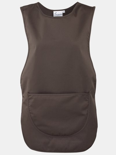 Premier Ladies/Womens Pocket Tabard/Workwear Aprons - Brown product