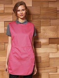 Ladies/Womens Pocket Tabard/Workwear Aprons - Fuchsia