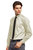 Mens Long Sleeve Formal Plain Work Poplin Shirt - Natural - Natural