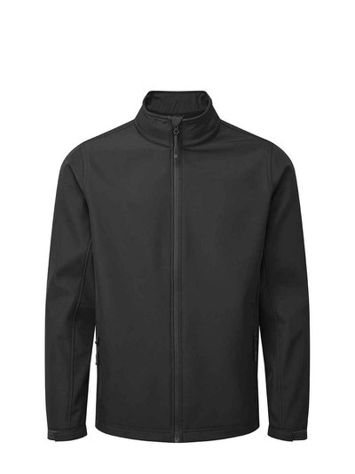 Premier Mens Recycled Wind Resistant Soft Shell Jacket - Black product