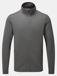 Mens Sustainable Sweat Jacket - Dark Grey - Dark Grey