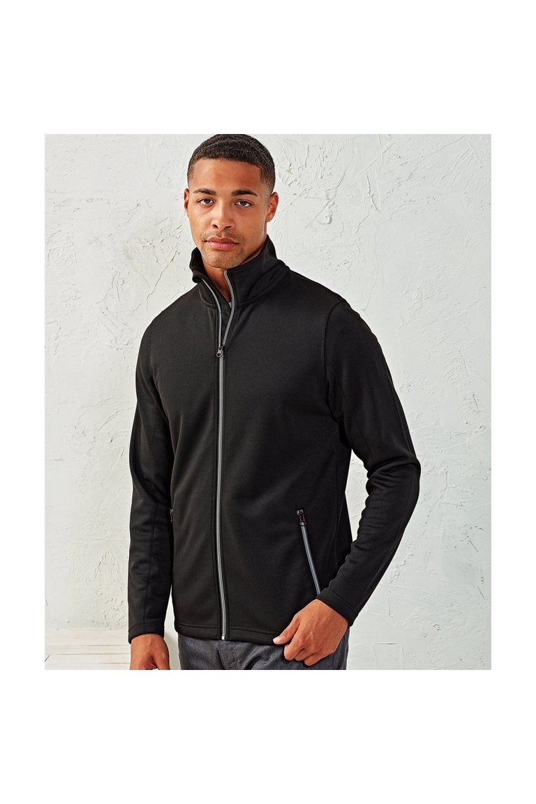 Mens Sustainable Zipped Jacket - Black