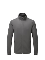 Mens Sustainable Zipped Jacket - Dark Grey - Dark Grey