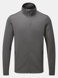 Mens Sustainable Zipped Jacket - Dark Grey - Dark Grey