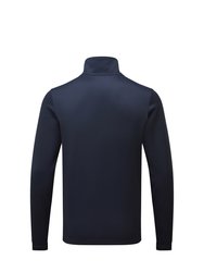 Mens Sustainable Zipped Jacket - French Navy