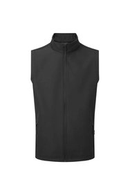 Mens Wind Resistant Vest - Black - Black