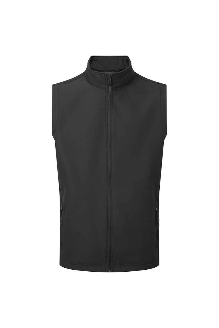 Mens Wind Resistant Vest - Black - Black