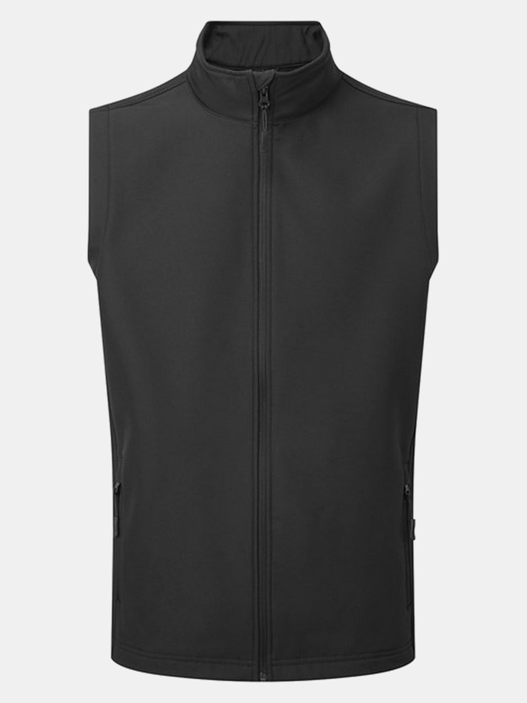 Mens Windchecker Recycled Printable Vest - Black - Black