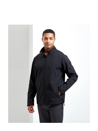 Premier Mens Windchecker Soft Shell Jacket - Black product