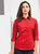 Premier 3/4 Sleeve Poplin Blouse / Plain Work Shirt (Red)
