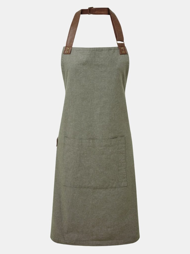 Premier Adults Unisex Annex Bib Apron (Moss) (One Size) (One Size) - Moss