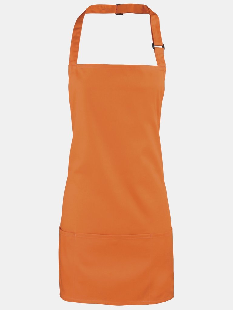 Premier Colours 2-in-1 Apron / Workwear (Pack of 2) (Orange) (One Size) (One Size) - Orange