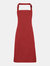 Premier Colours Bib Apron/Workwear (Pack of 2) (Red) (One Size) (One Size) - Red