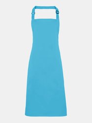 Premier Colours Bib Apron/Workwear (Pack of 2) (Turquoise) (One Size) (One Size) - Turquoise