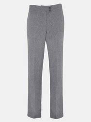 Premier Iris Ladies/Womens Straight Leg Formal Trouser / Workwear (Gray Heather) - Gray Heather