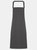 Premier Ladies/Womens Apron (no Pocket) / Workwear (Dark Gray) (One Size) (One Size) - Dark Gray