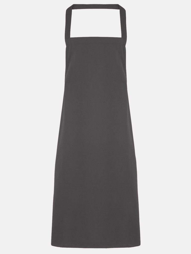 Premier Ladies/Womens Apron (no Pocket) / Workwear (Dark Gray) (One Size) (One Size) - Dark Gray