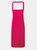 Premier Ladies/Womens Apron (no Pocket) / Workwear (Hot Pink) (One Size) (One Size) - Hot Pink