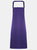 Premier Ladies/Womens Apron (no Pocket) / Workwear (Purple) (One Size) (One Size) - Purple