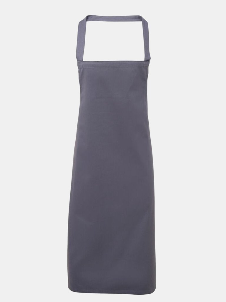 Premier Ladies/Womens Apron (no Pocket) / Workwear (Steel) (One Size) (One Size) - Steel