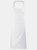 Premier Ladies/Womens Apron (no Pocket) / Workwear (White) (One Size) (One Size) - White