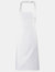 Premier Ladies/Womens Apron (no Pocket) / Workwear (White) (One Size) (One Size) - White