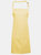 Premier Ladies/Womens Colours Bip Apron With Pocket / Workwear (Lemon) (One Size) (One Size) - Lemon