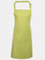 Premier Ladies/Womens Colours Bip Apron With Pocket / Workwear (Lime) (One Size) (One Size) - Lime