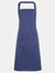 Premier Ladies/Womens Colours Bip Apron With Pocket / Workwear (Marine Blue) (One Size) (One Size) - Marine Blue