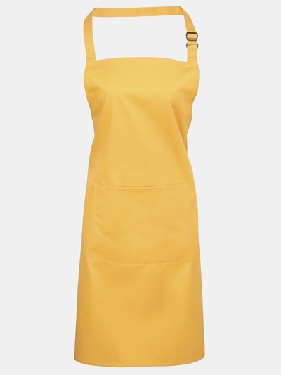 Premier Premier Ladies/Womens Colours Bip Apron With Pocket / Workwear (Sunflower) (One Size) (One Size) product