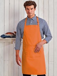 Premier Ladies/Womens Colours Bip Apron With Pocket / Workwear (Terracotta) (One Size) (One Size)